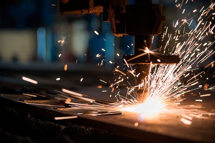 Plasma cutting example #2