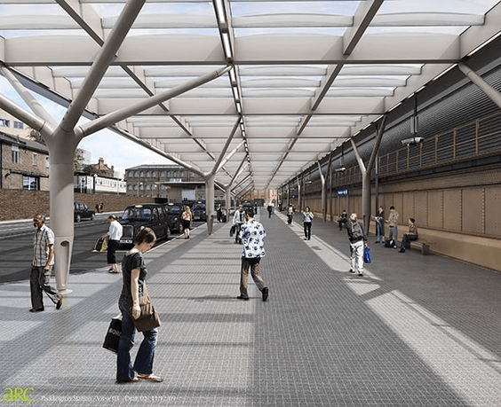 steel column coverage for wide areas example