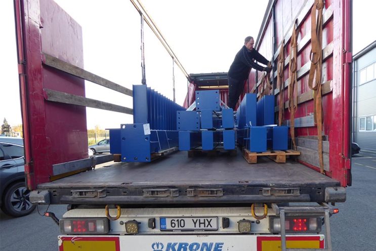 Steel Construction for an Automated Warehouse