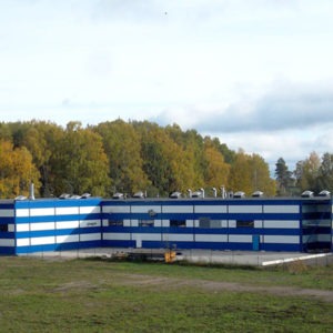 Commercial building laundry