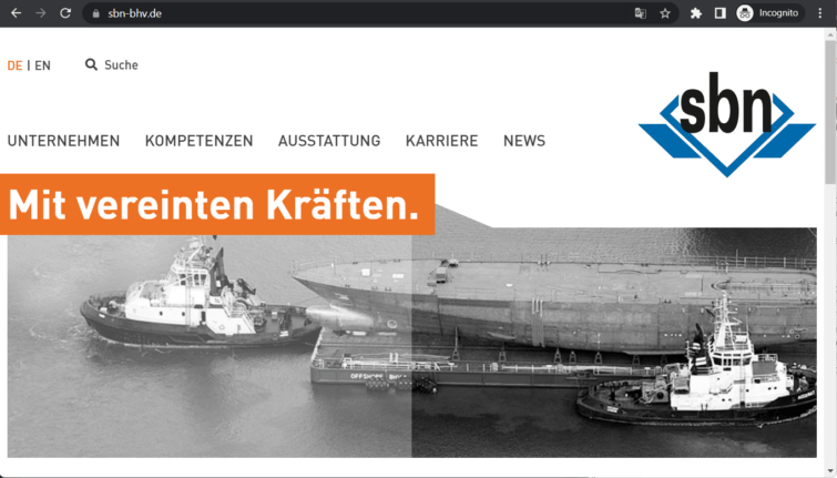 stahlbau nord gmbh landing page